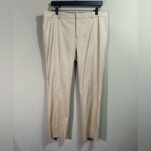 Ralph Lauren Black Label Women's Wool Blend Tan Trouser Career Pants 12 Stretch